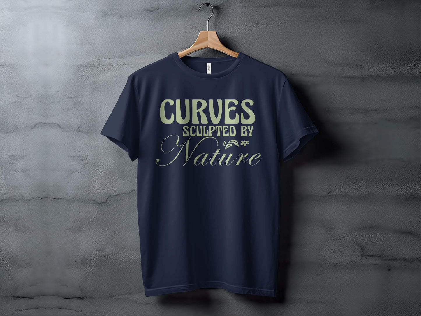 Curves Sculpted by Nature Graphic T-Shirt product type