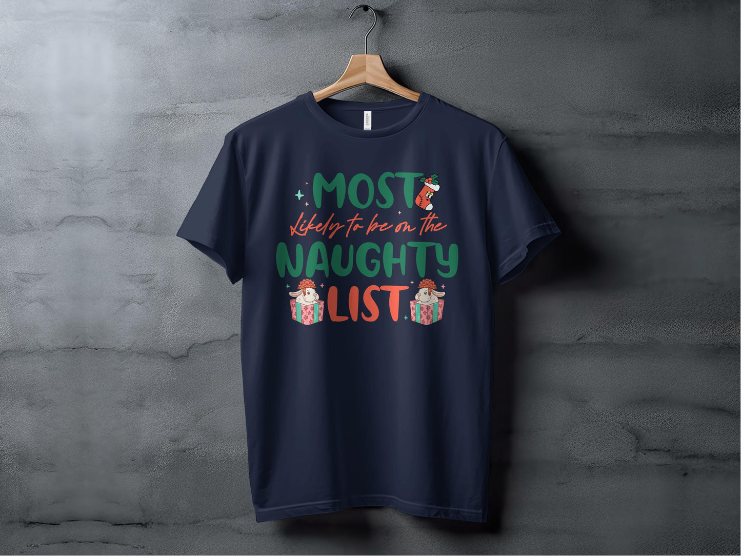 Most Likely to Be on the Naughty List T-shirt product