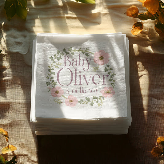 Baby Oliver Is On The Way Personalized Baby product