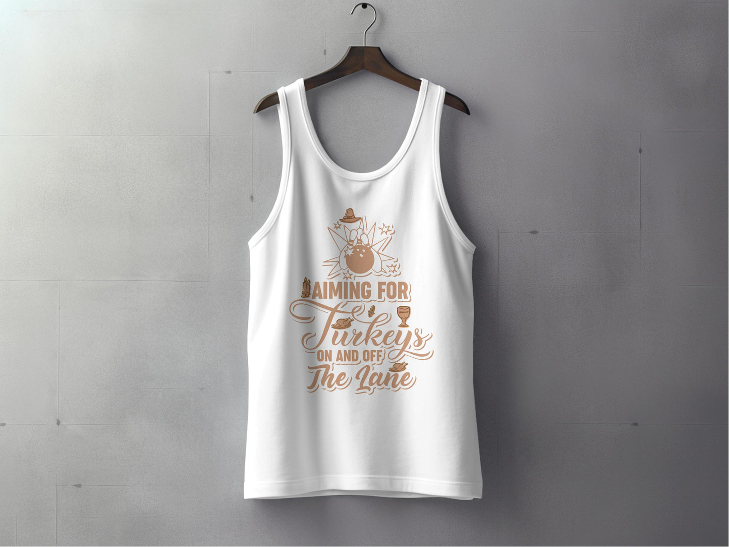 Aiming for Turkeys On And Off The Lane Tank Top product type