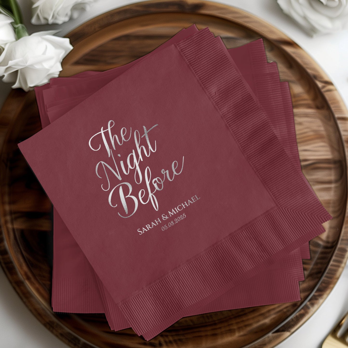 Personalized The Night Before Napkins product type