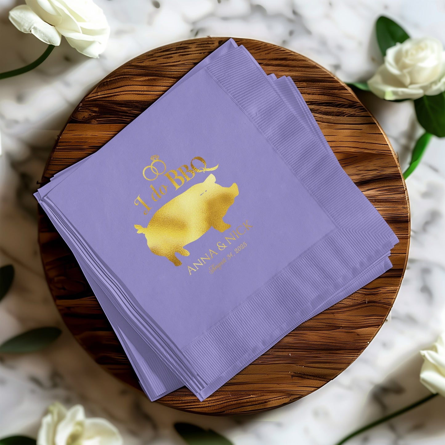 I do BBQ Custom Printed Napkins Party product
