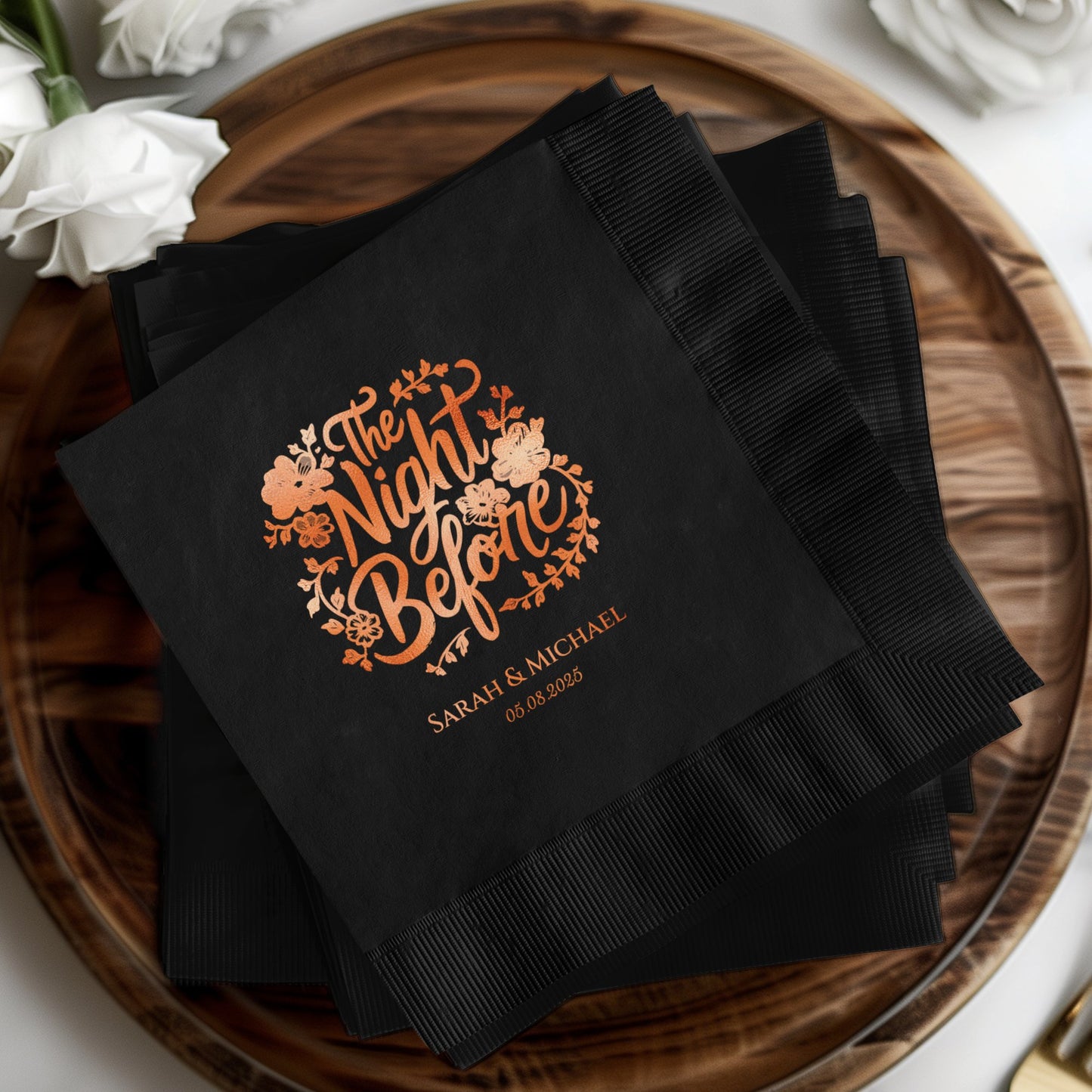 The Night Before Personalized Event Napkin product