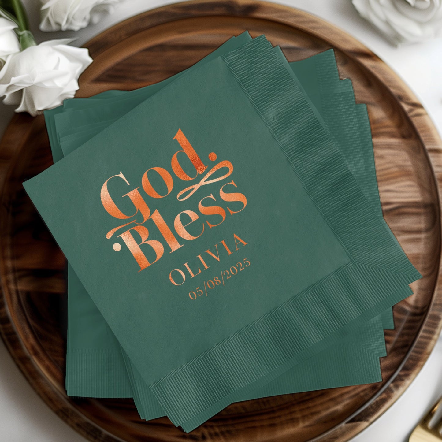 God Bless 05 08 2025 Custom Party Napkins product