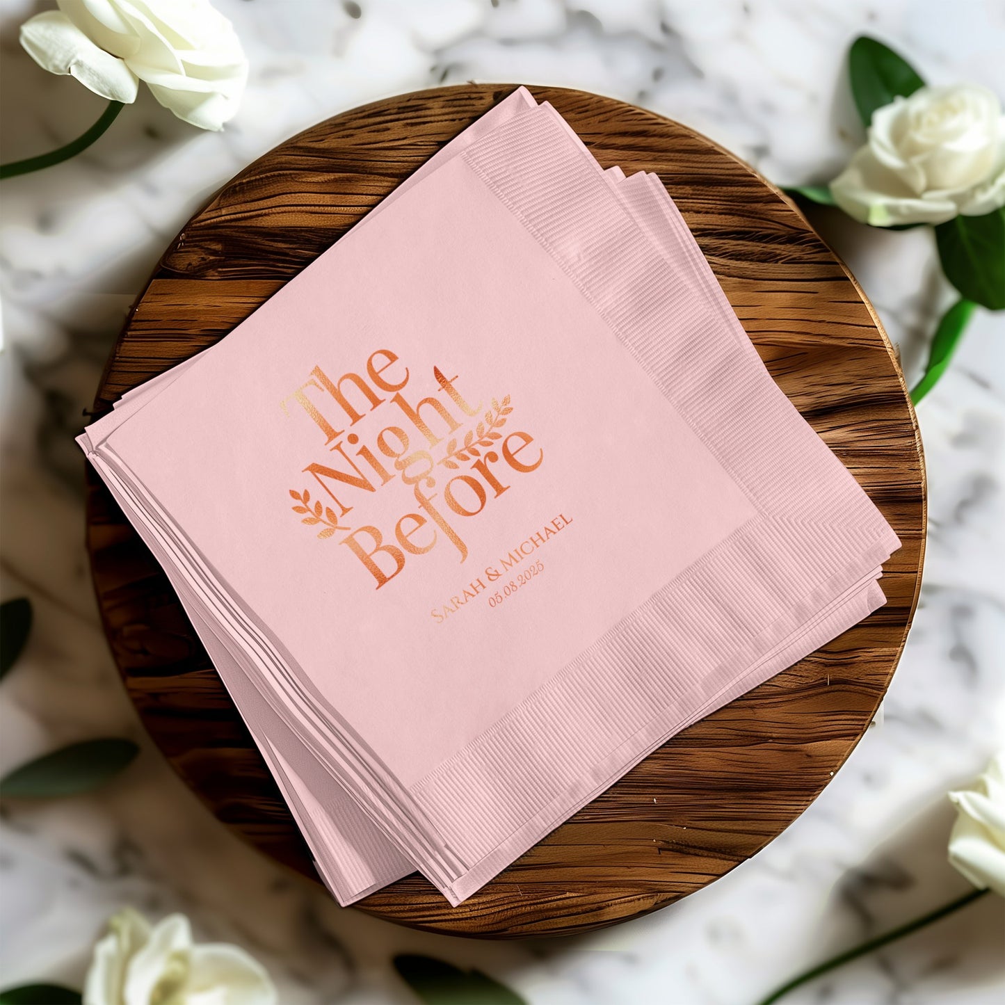 The Night Before Custom Party Napkins product
