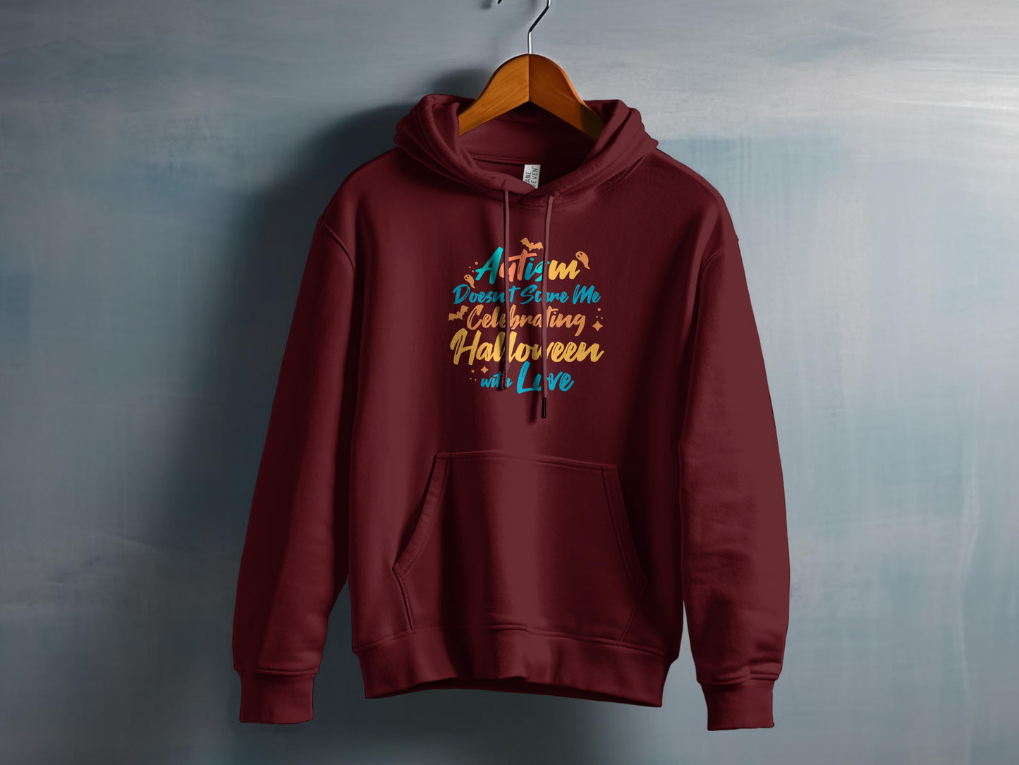 Autumn Halloween and Love Themed Hoodie product