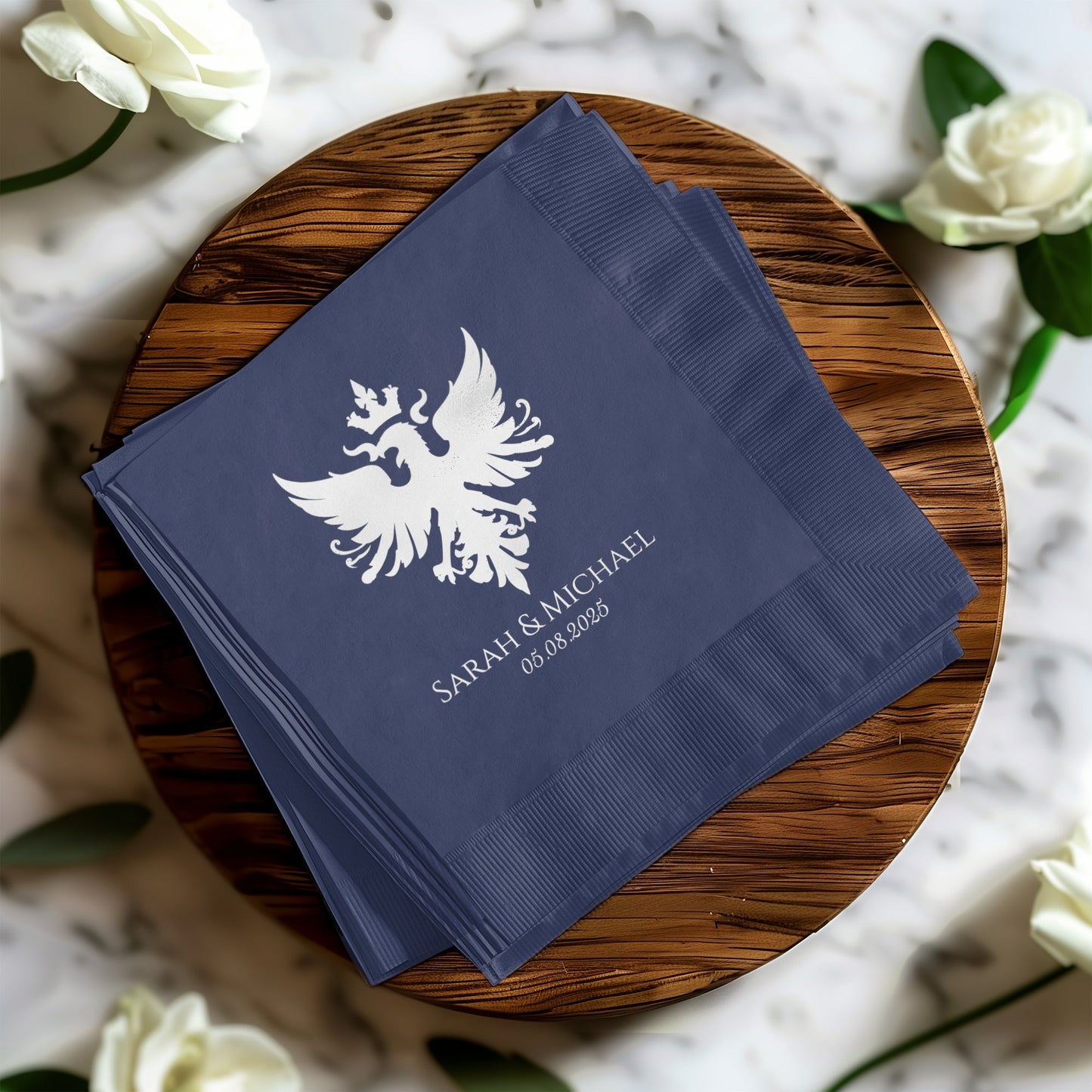 Elegant Customized Wedding Napkins for Special Events product type