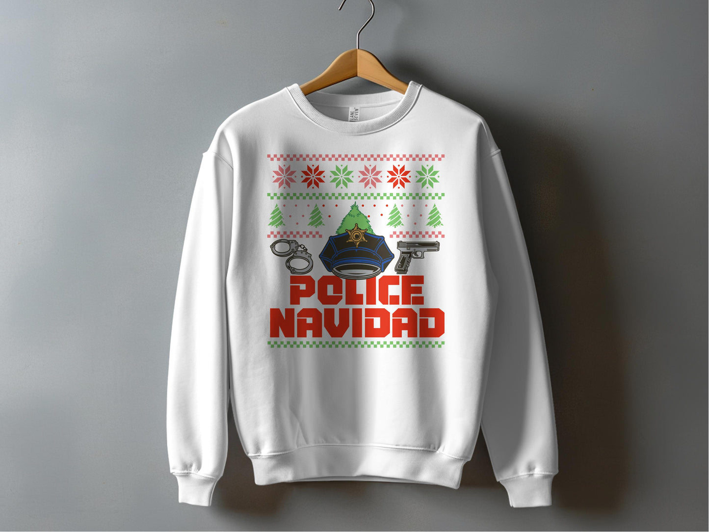 Police Navidad Christmas Sweatshirt product