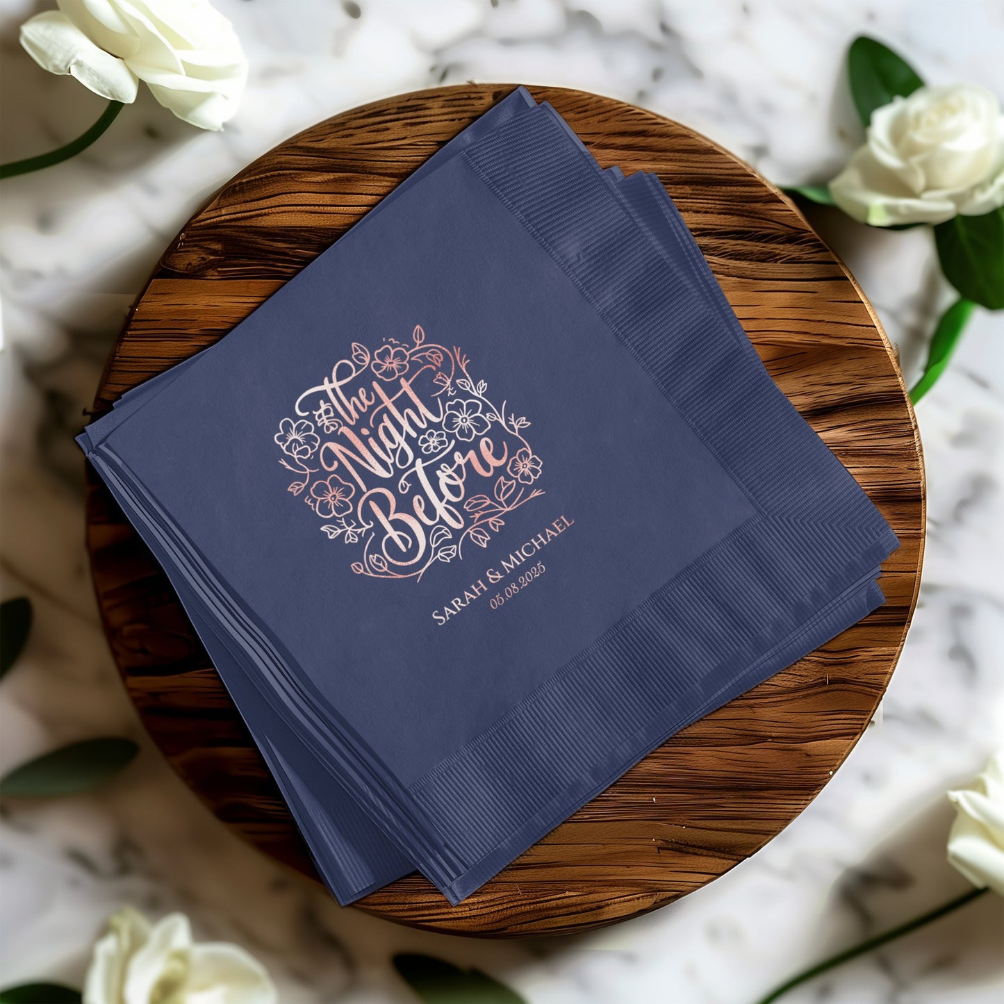 The Night Before Wedding Custom Printed Napkin product