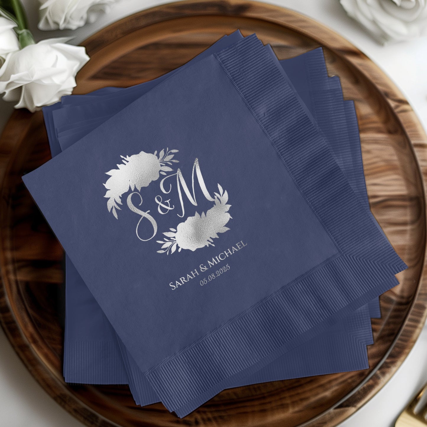 Personalized Wedding Monogrammed Napkins product