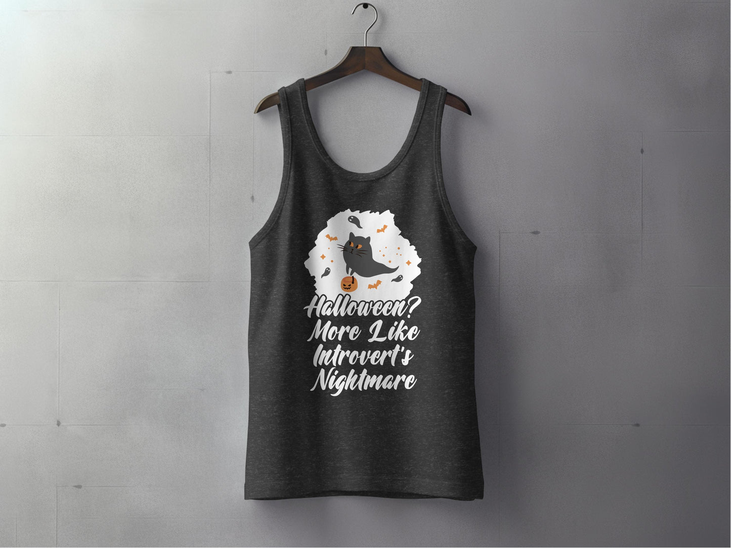 Halloween Introvert's Nightmare Graphic Tank product
