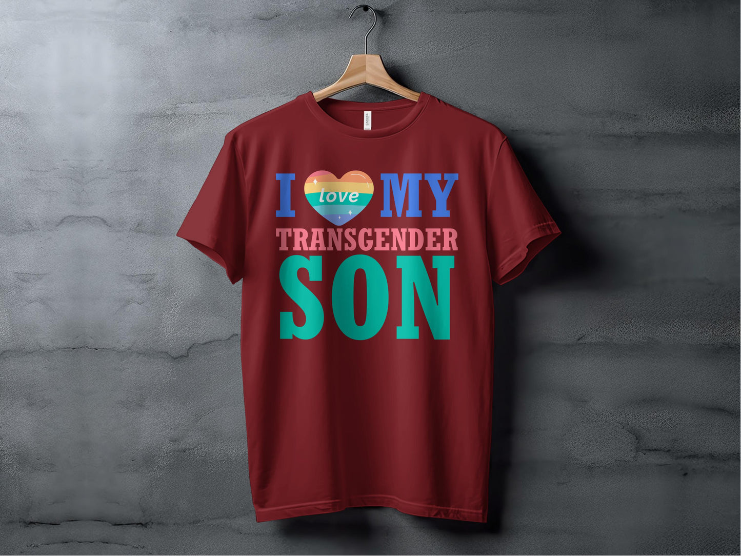 I Love My Transgender Son Proud Supporter T-shirt product