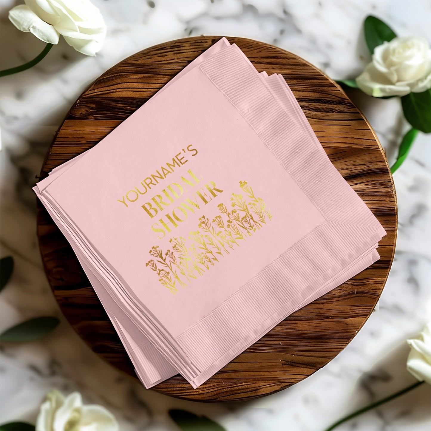 Customized Bridal Shower Celebration Napkins product
