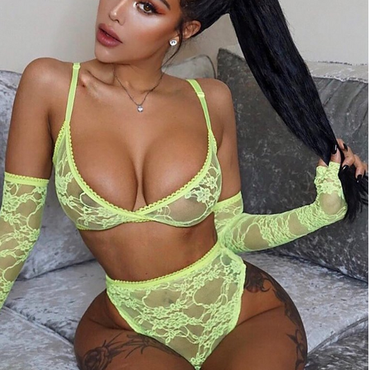 Damen Dessous mit Dreipunkt-Riemen