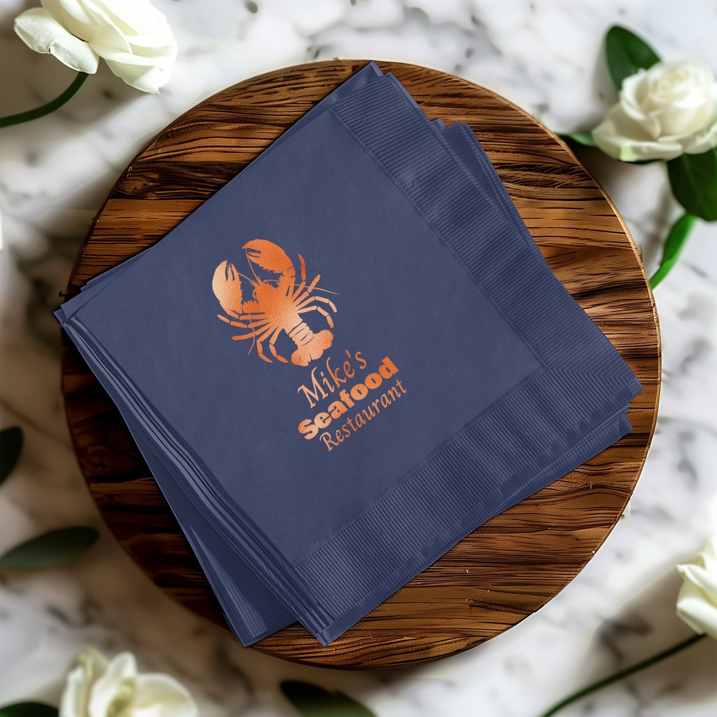 Mike's Seafood Restaurant Custom Napkin product type