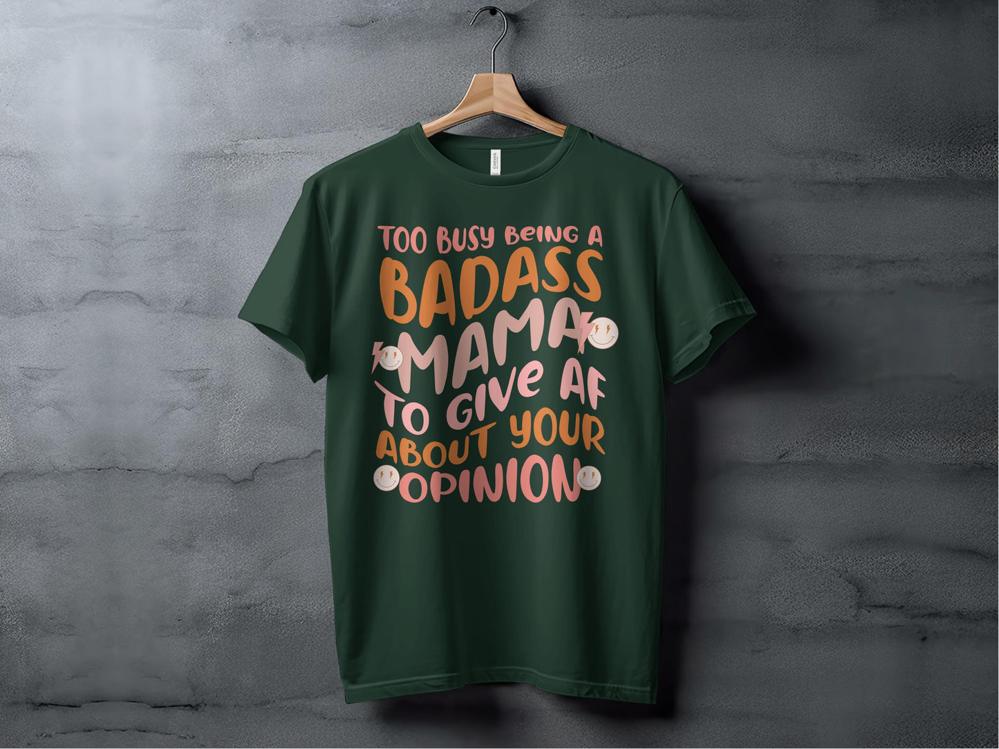 Too Busy Being a Badass Mama Graphic T-Shirt product