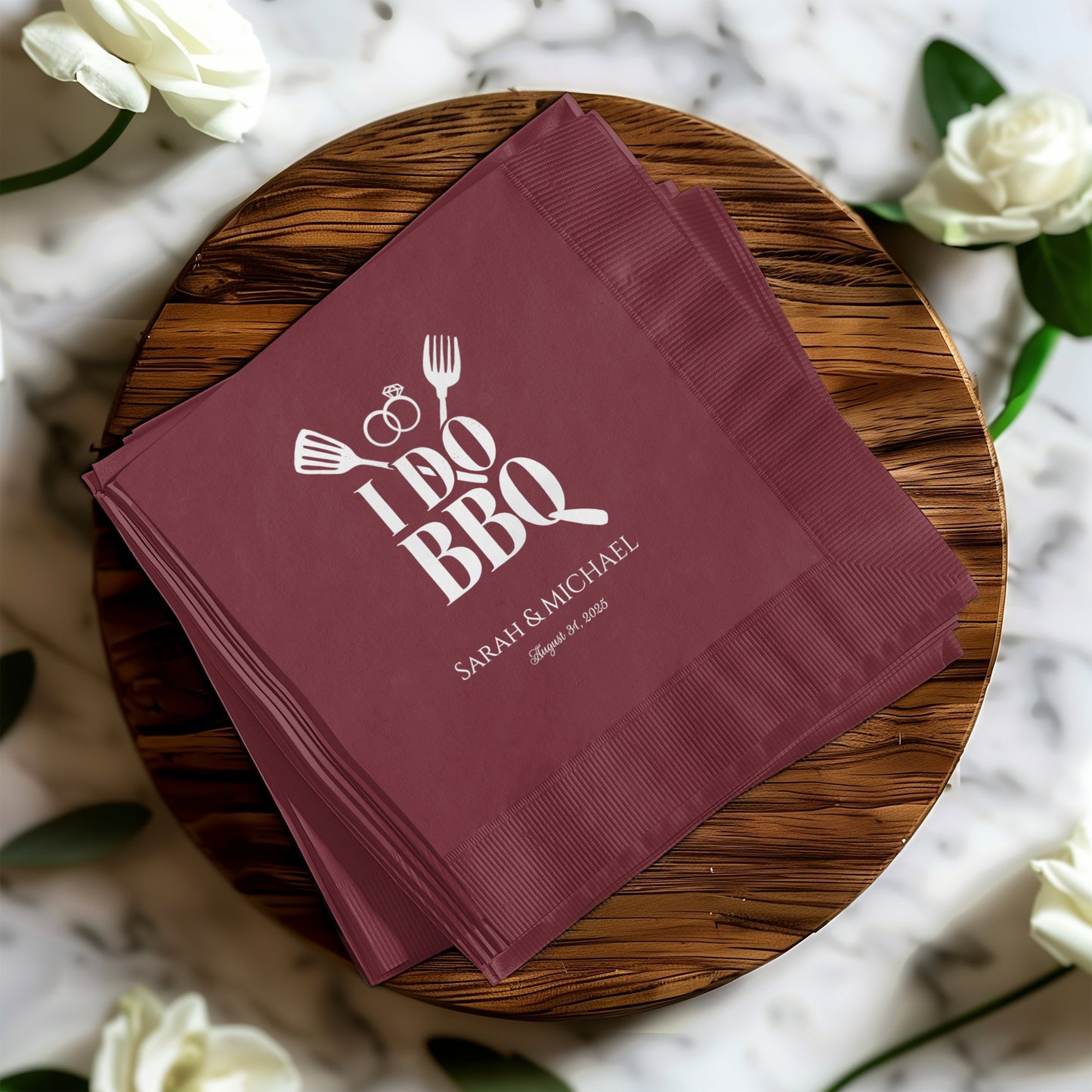 Unique and Fun Personalized I Do BBQ Party product type