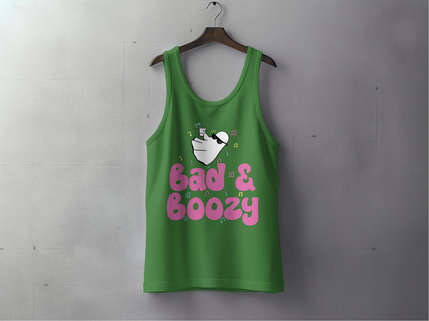 Bad and Boozy Fun Graphic Tank Top product type