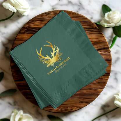 Personalized Wedding Reception Custom Napkin product