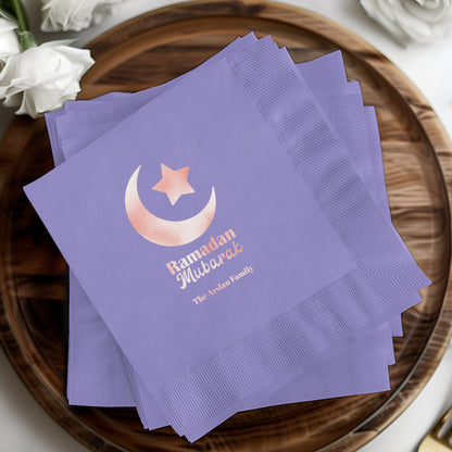 Ramadan Mubarak Personalized Napkin Product