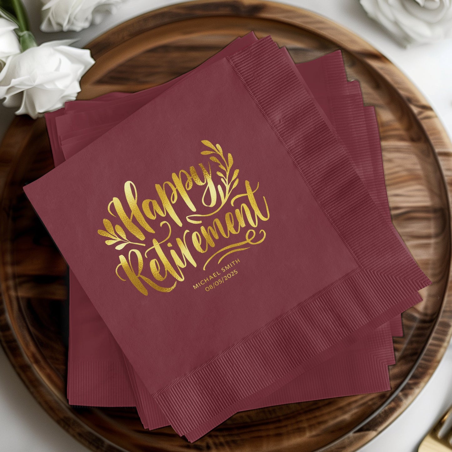 Happy Retirement Party Napkins Celebration Product