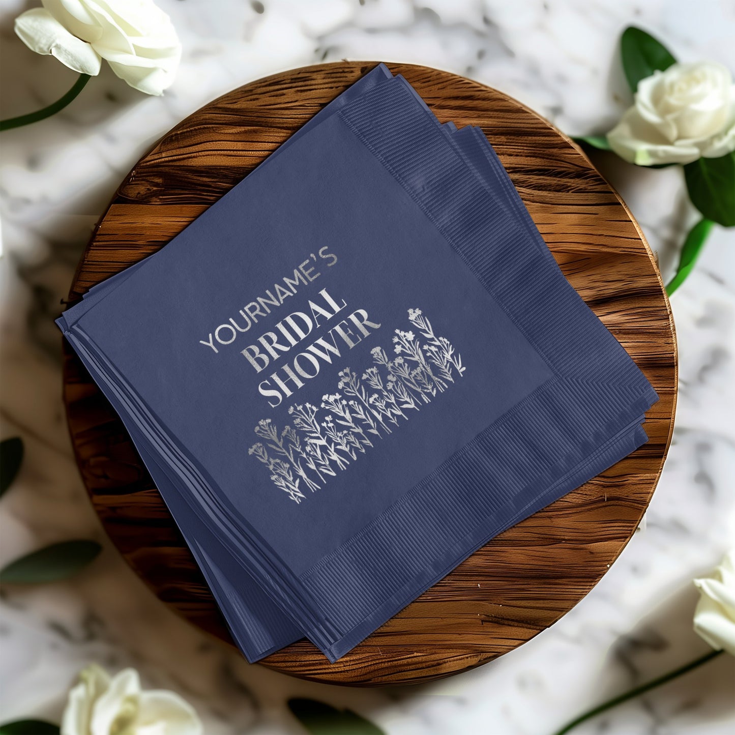 Personalized Elegant Bridal Shower Napkins product