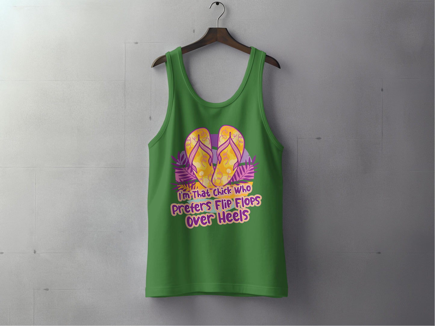 I'm That Chick Who Prefers Flip Flops Tank Top Product