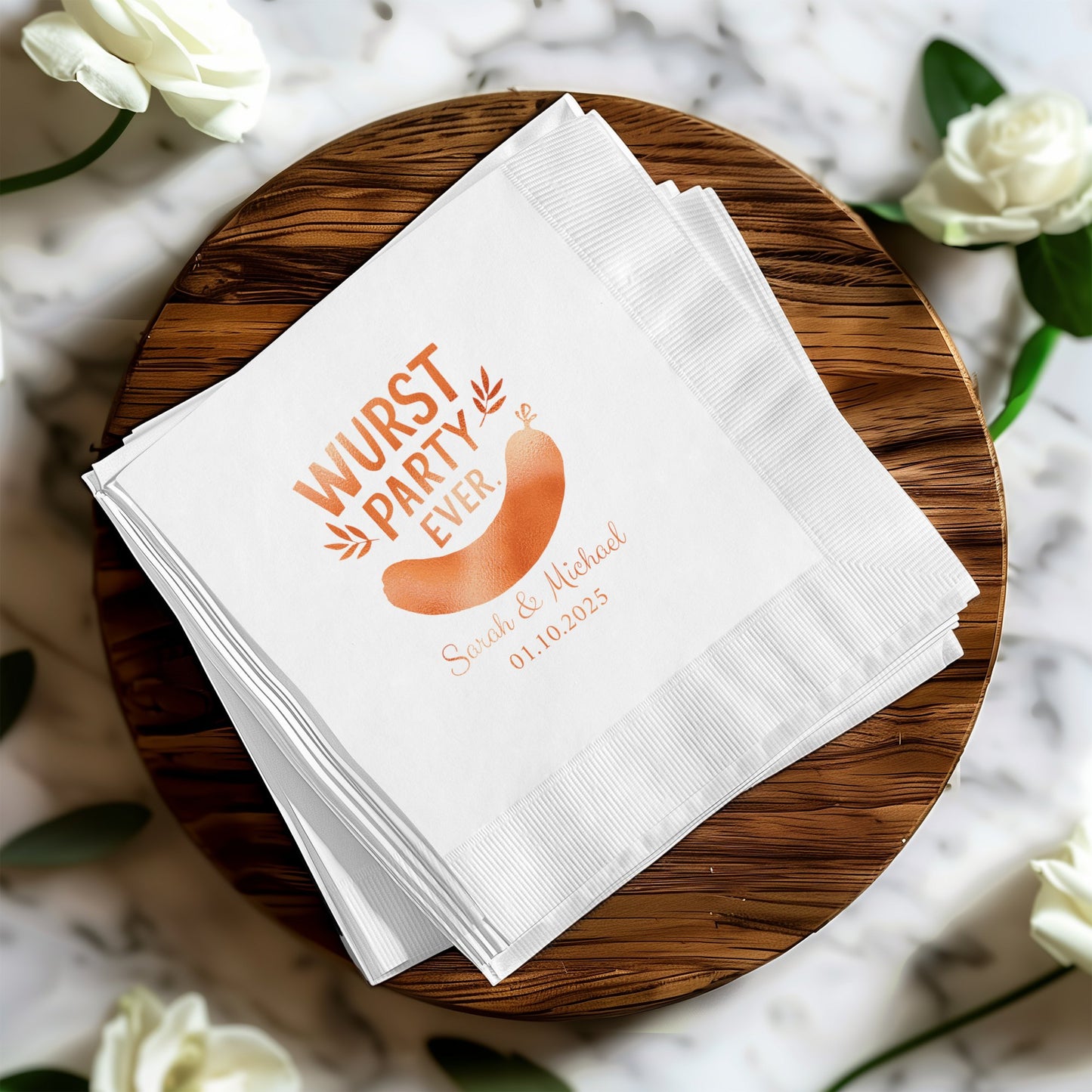 Personalized Wurst Party Ever Napkins Party product