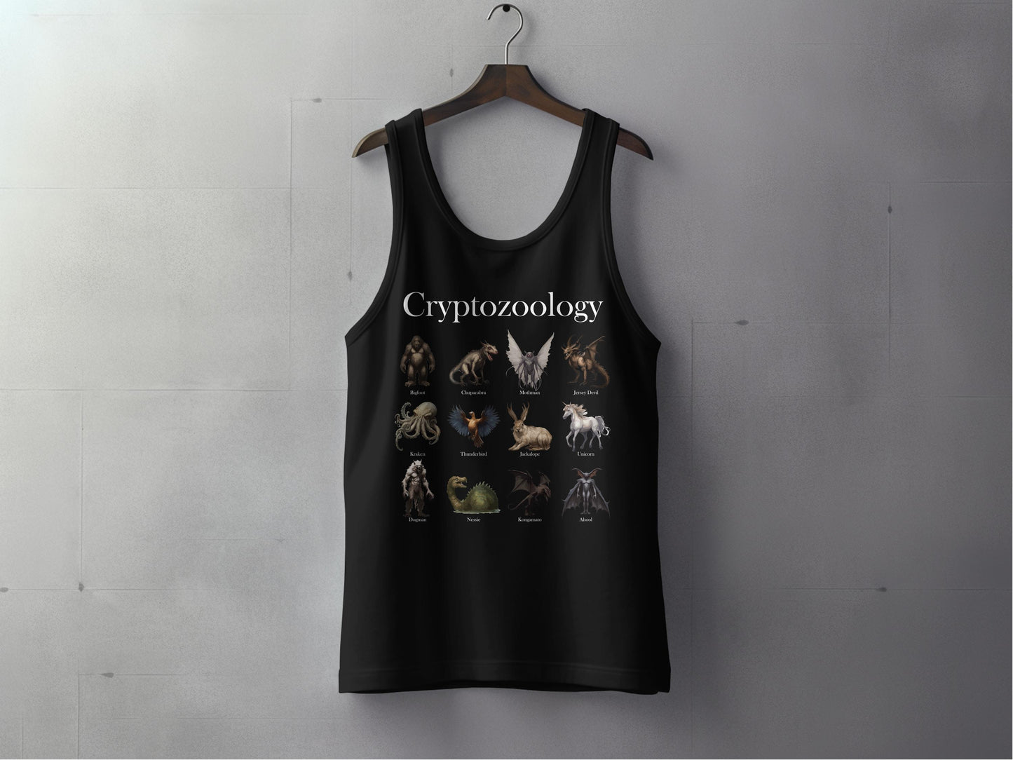 Cryptozoology Themed Graphic Tank Top Product