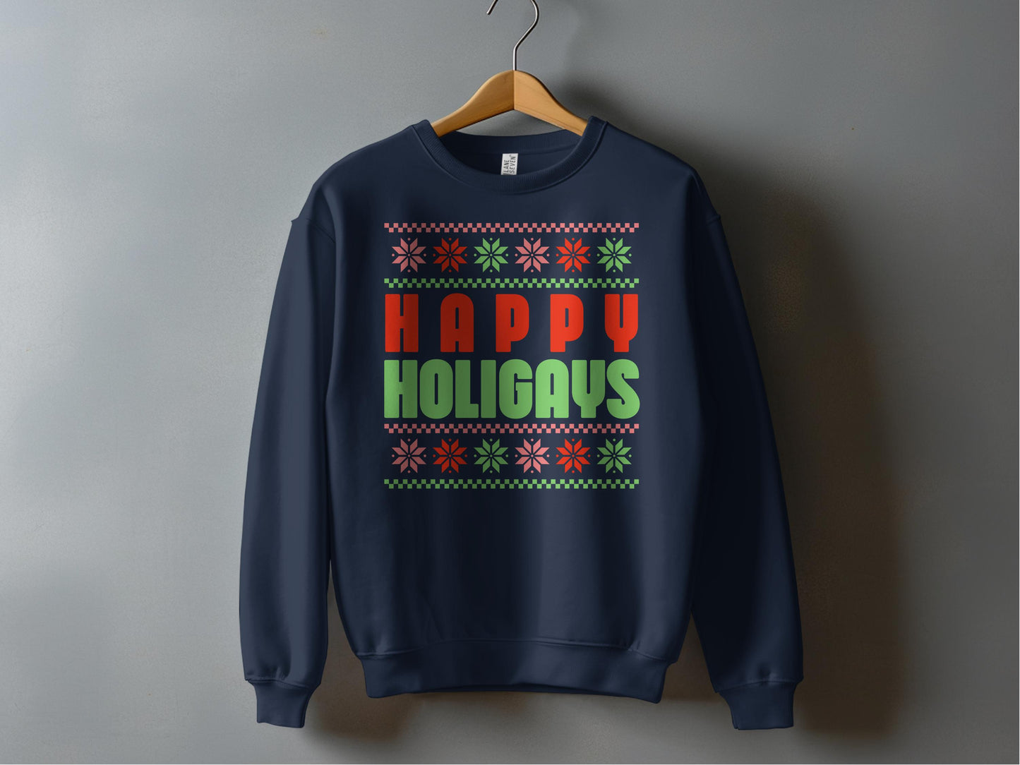 Happy Holigays Sweater Ugly Christmas Product