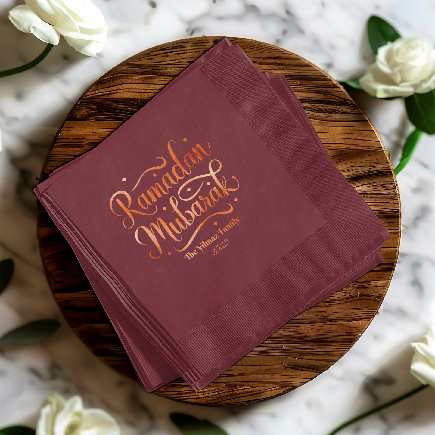 Ramadan Mubarak 2023 Personalized Napkins product