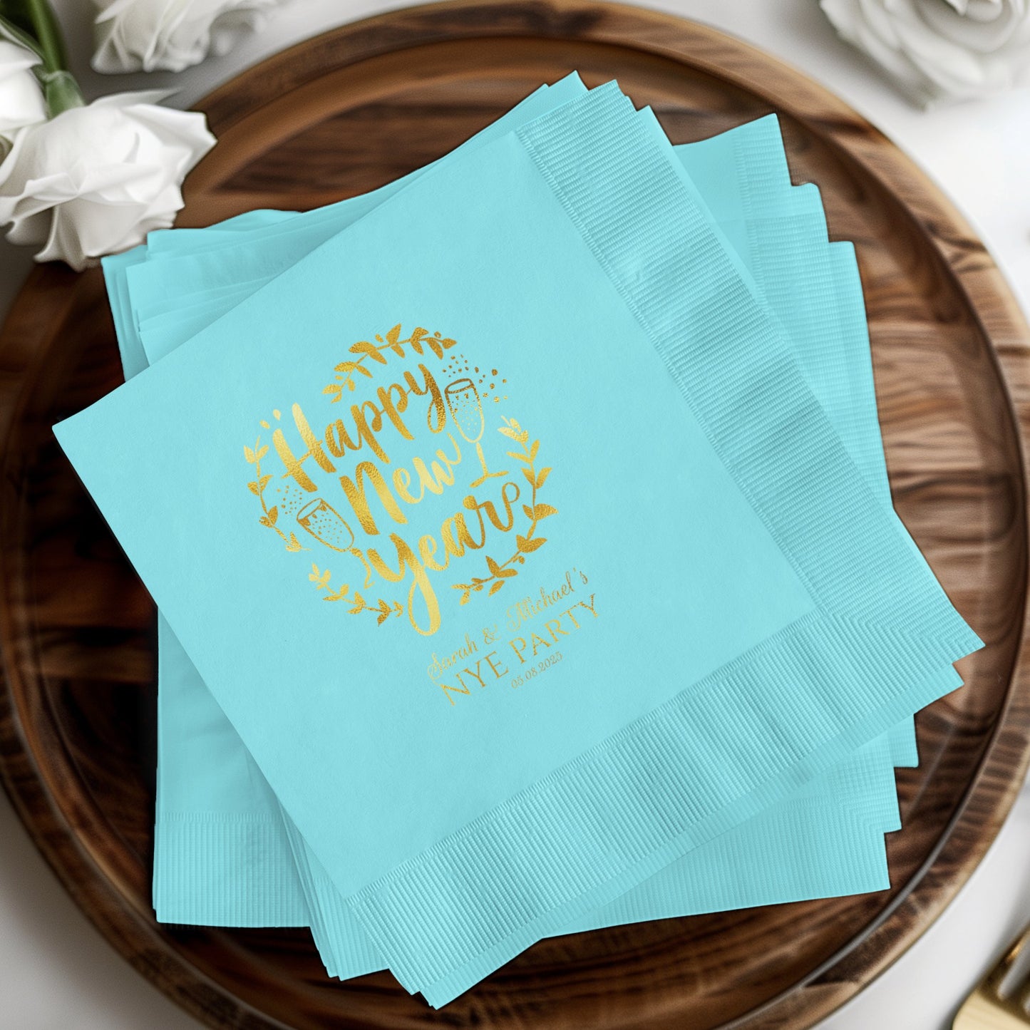 Happy New Year Personalized Napkins product