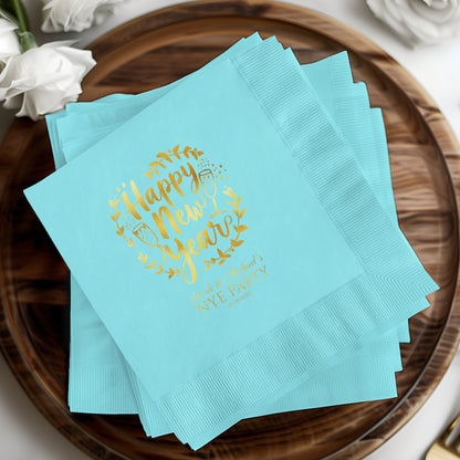 Happy New Year Personalized Napkins product