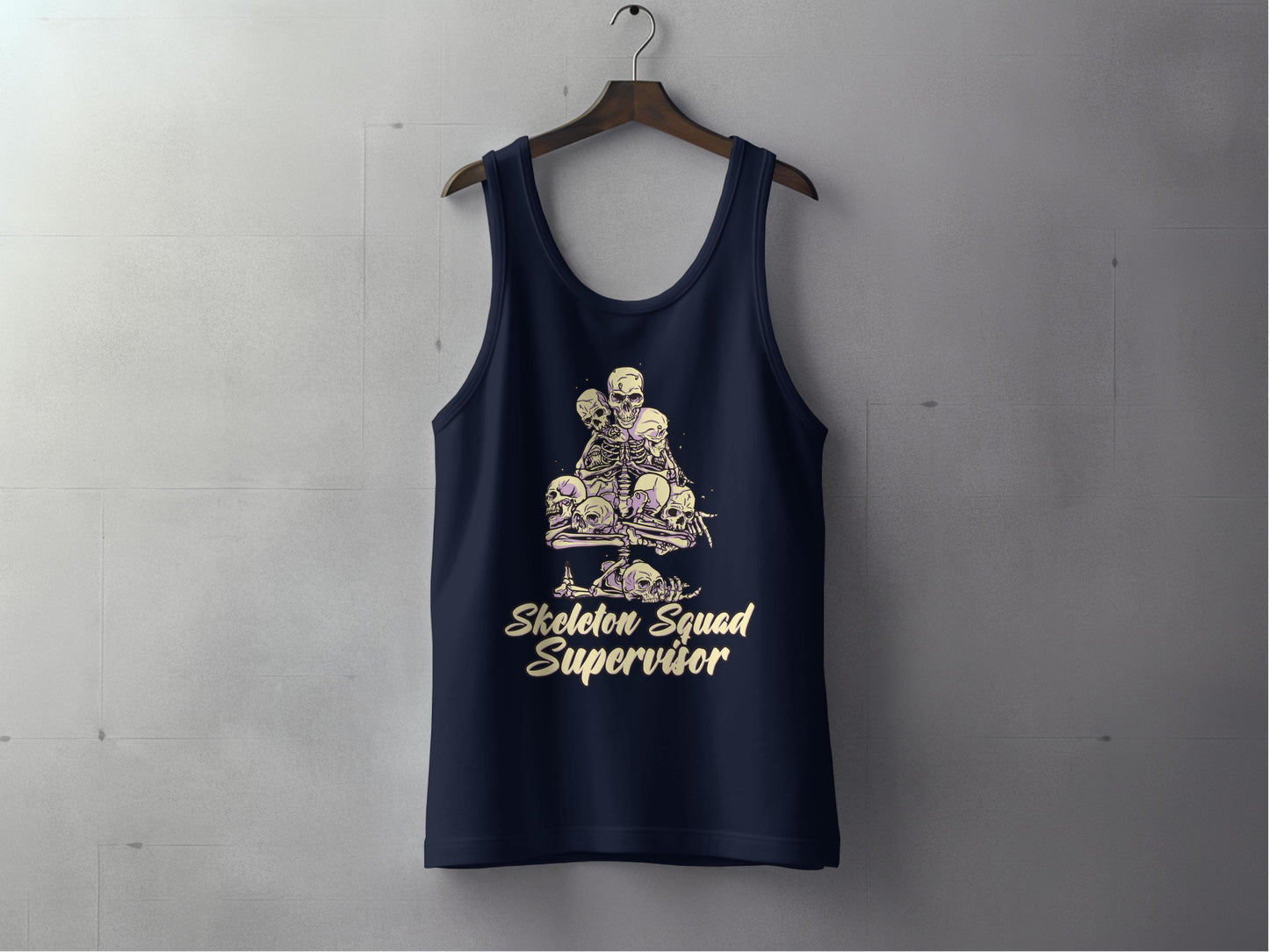 Skeleton Squad Supervisor Design Tank Top product