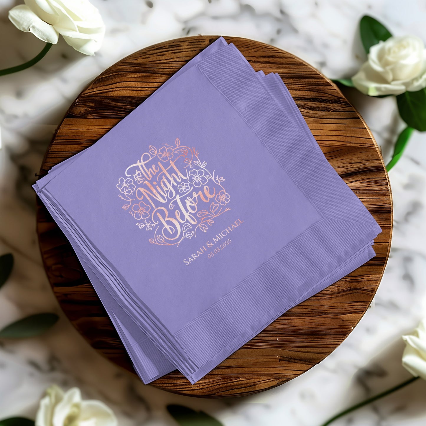 The Night Before Personalized Napkins product type