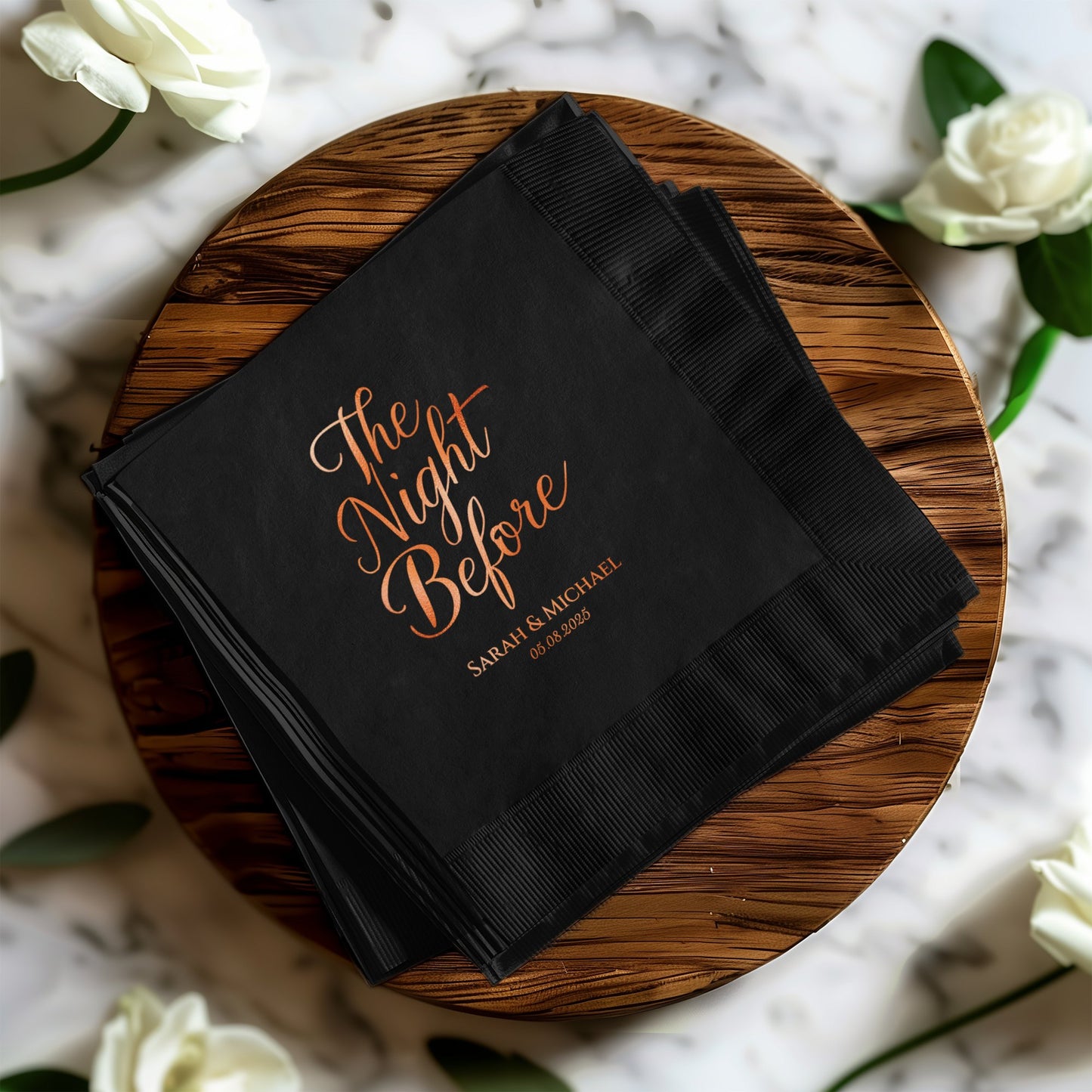 The Night Before Custom Printed Party Napkin product