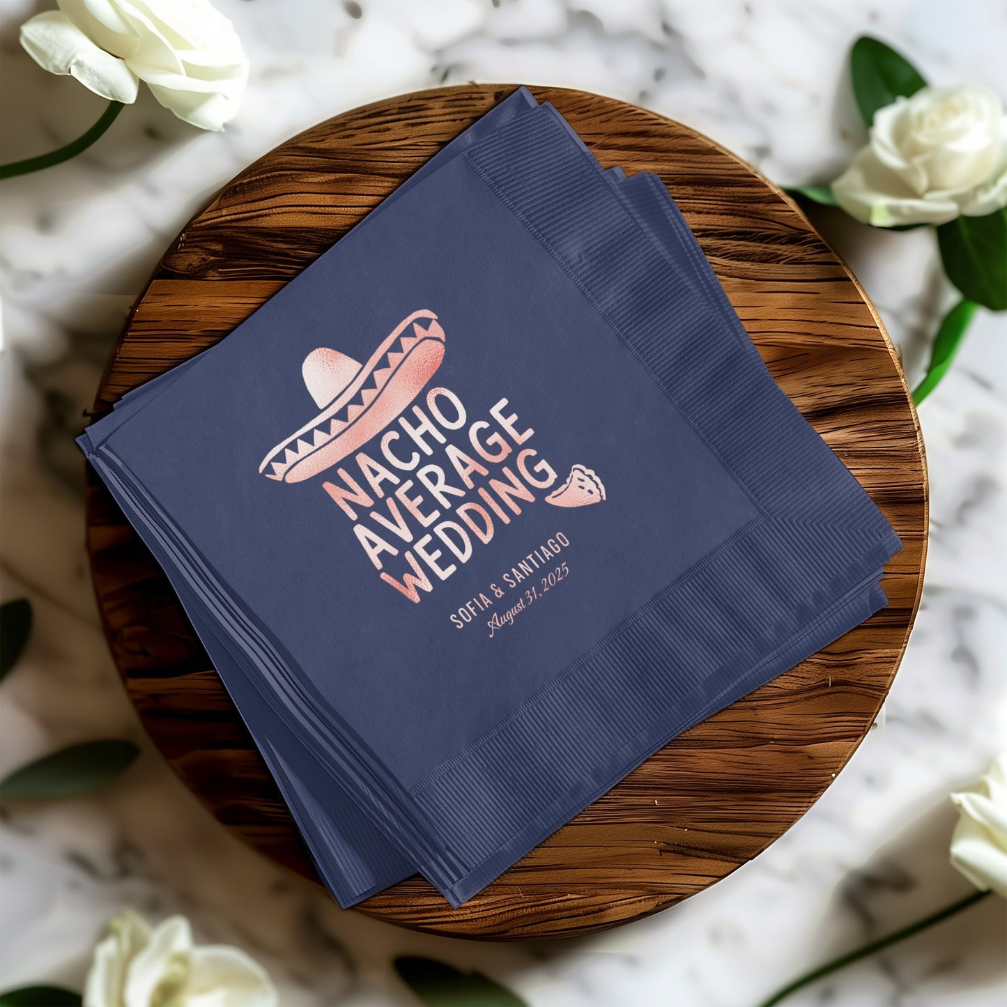 Nacho Average Wedding Custom Party Napkins product