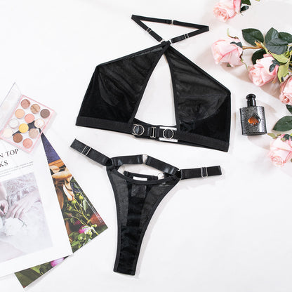 Sexy Neckholder-Dessous-Anzug für Damen