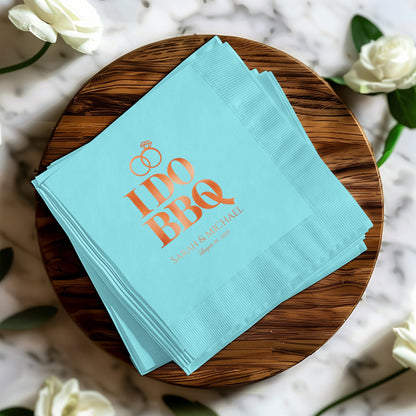 Custom Wedding BBQ Napkins Special Event product