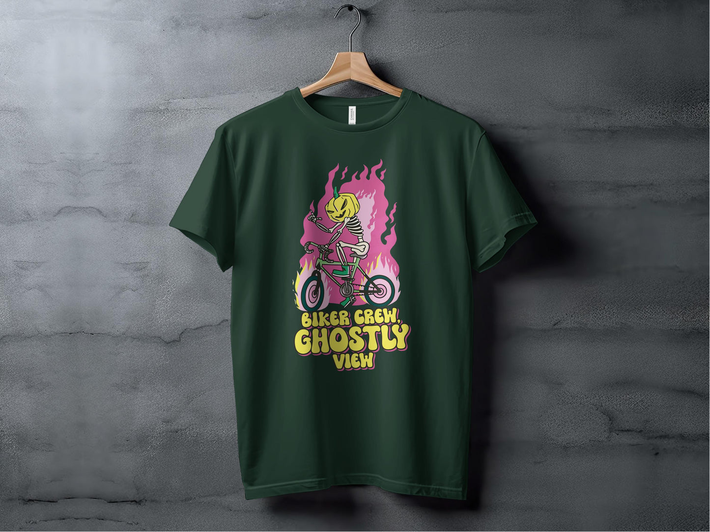 Biker Crew Ghostly View Graphic T-Shirt Product type
