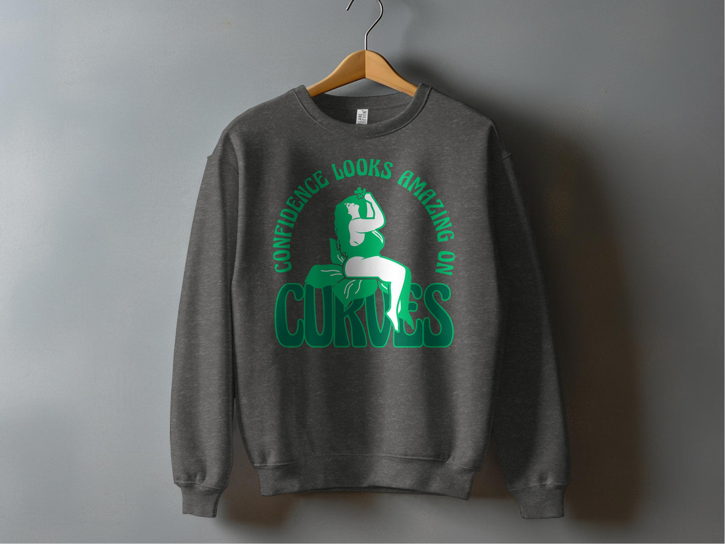 Confidence Looks Amazing On Curves Sweatshirt product