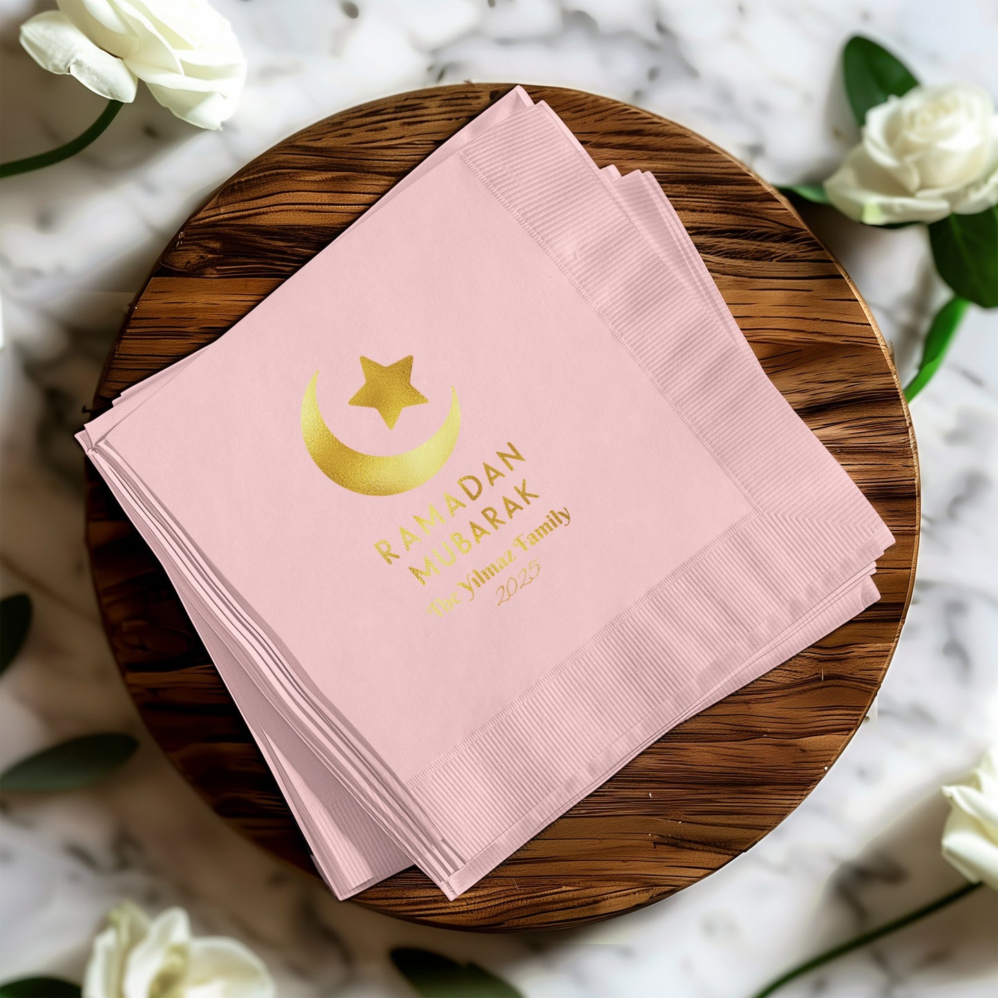 Ramadan Mubarak Personalized Napkin Set 2023 product type