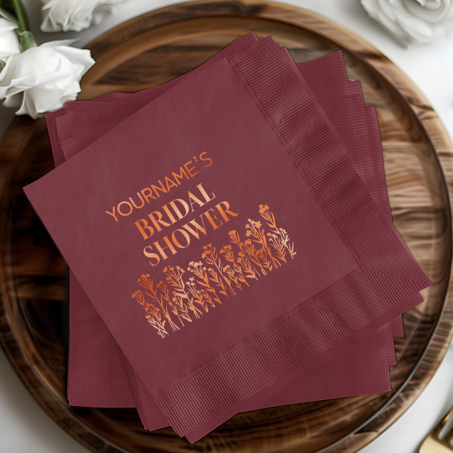 Elegant Bridal Shower Design Napkin product