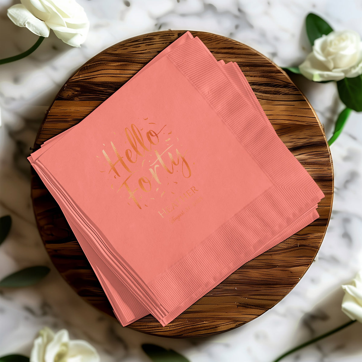 Stylish Hello Forty Birthday Party Supplies product