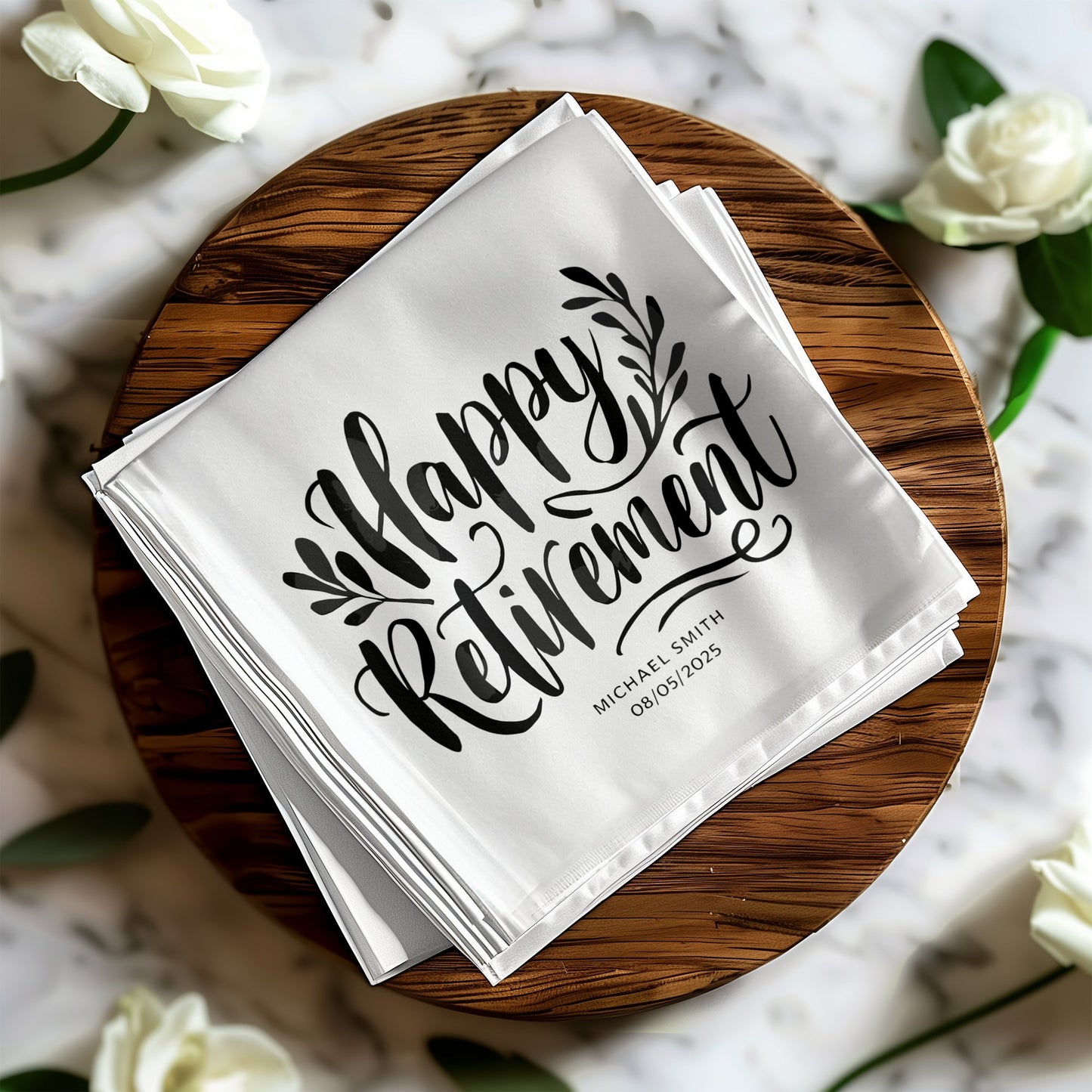 Custom Designed Happy Retirement Keepsake product