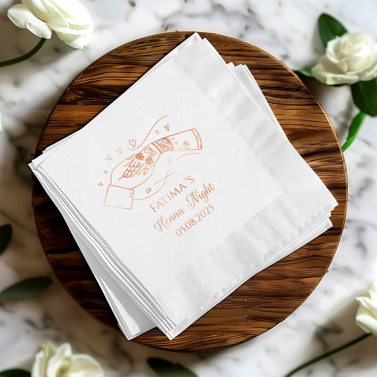 Personalized Wedding Reception Napkins product