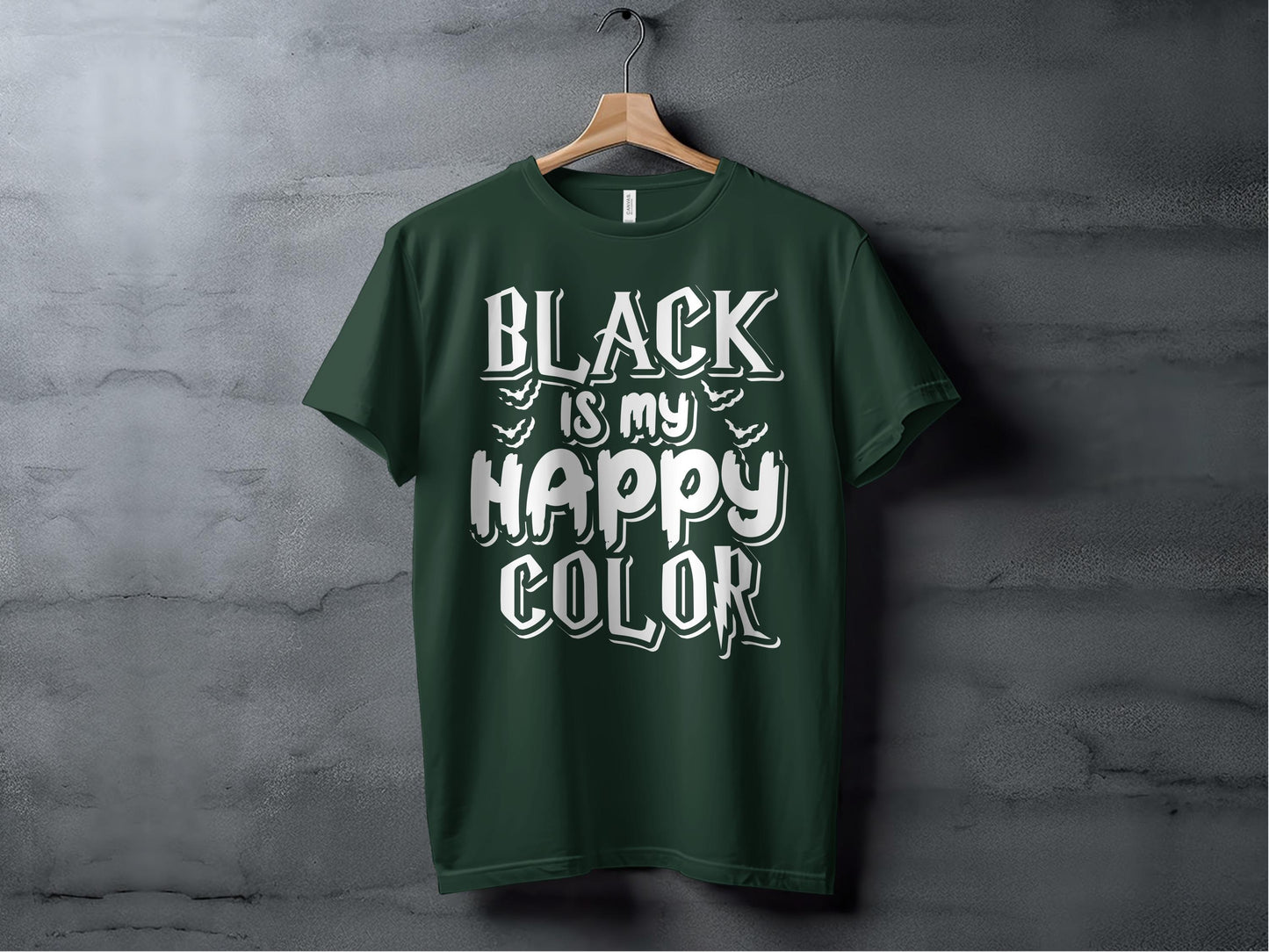 Black is My Happy Color T-shirt product type