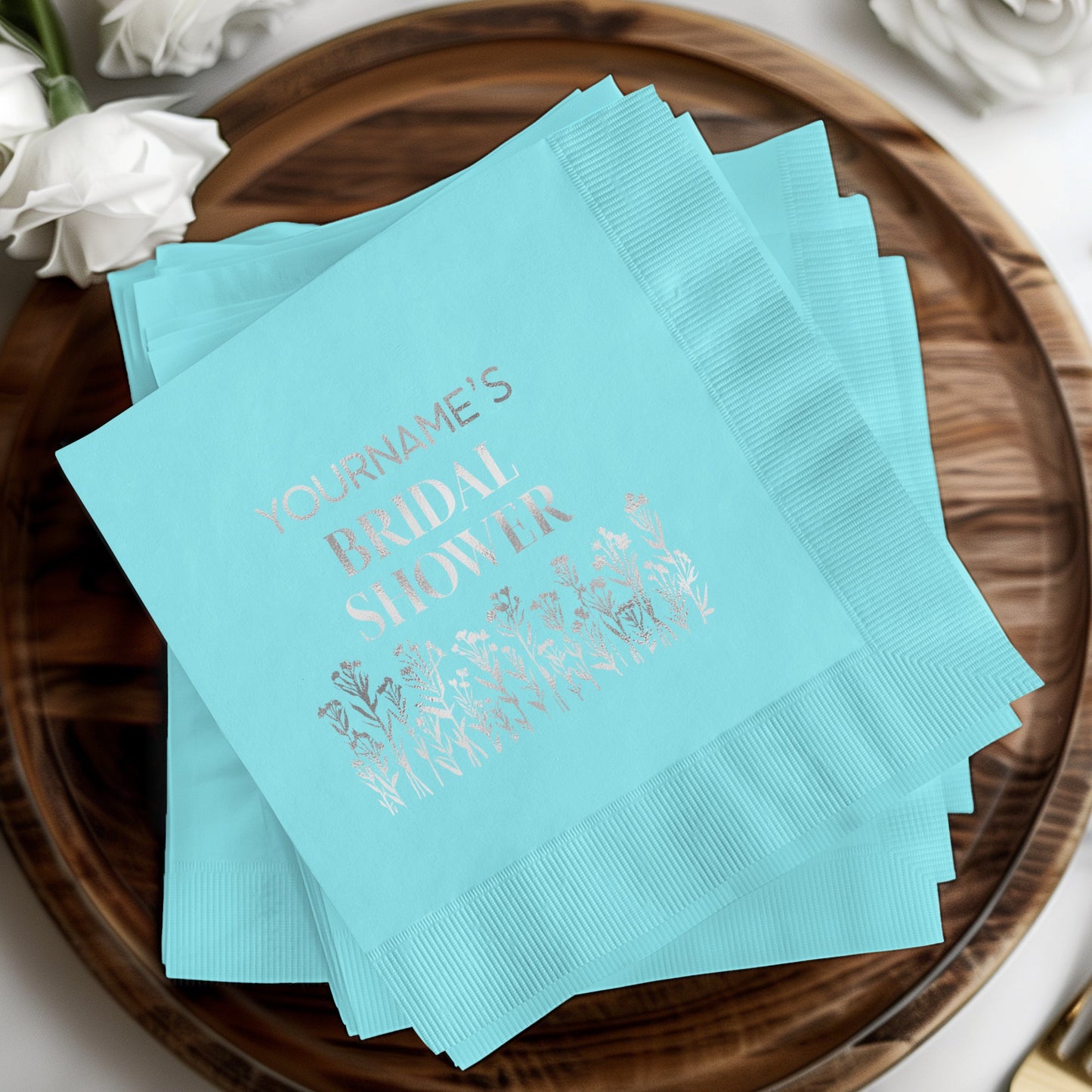 Personalized Bridal Shower Napkins Product
