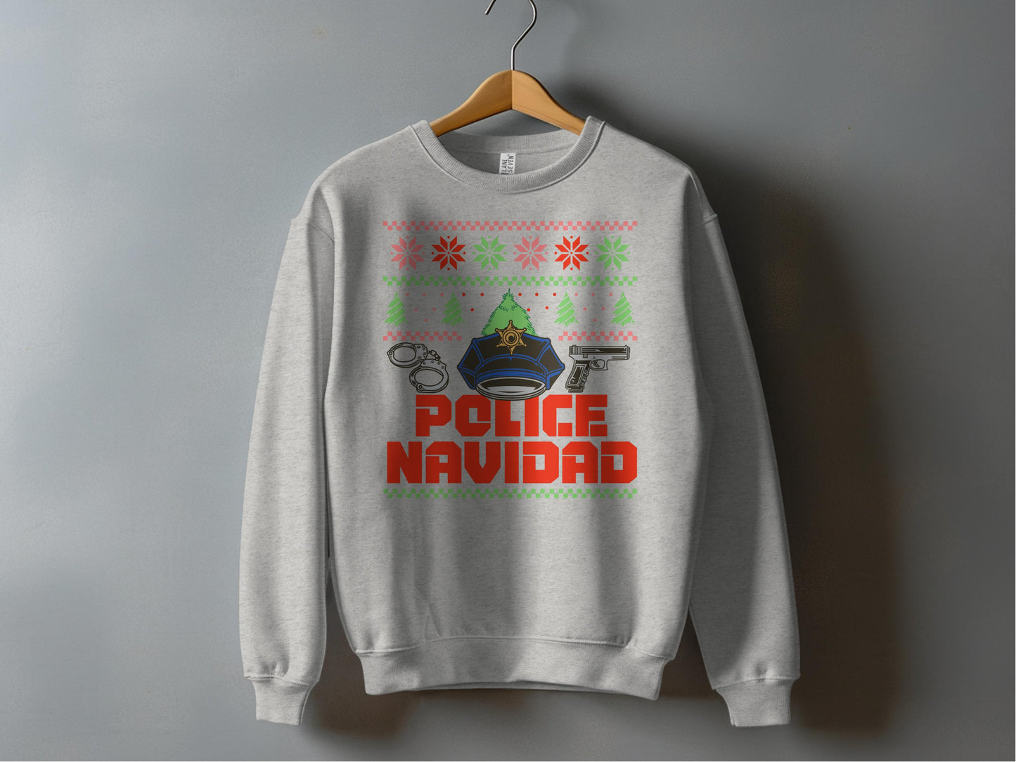 Police Navidad Holiday Sweater Law Enforcement product type