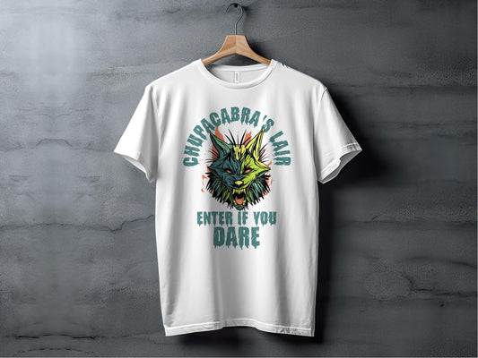 Chupacabra's Lair Enter If You Dare Graphic T-shirt product type